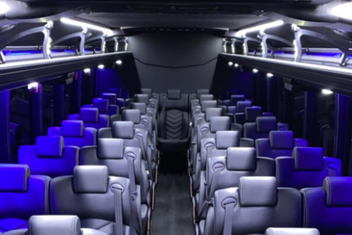 Santa Monica Charter Bus Interior