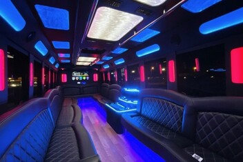 Santa Monica Limousine Bus Interior