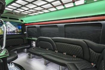 Santa Monica Sprinter Party Bus Interior