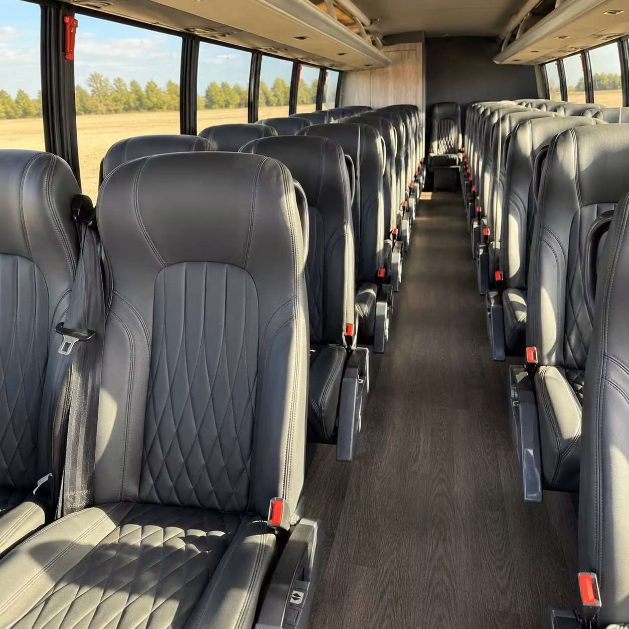25 passenger minibus inside