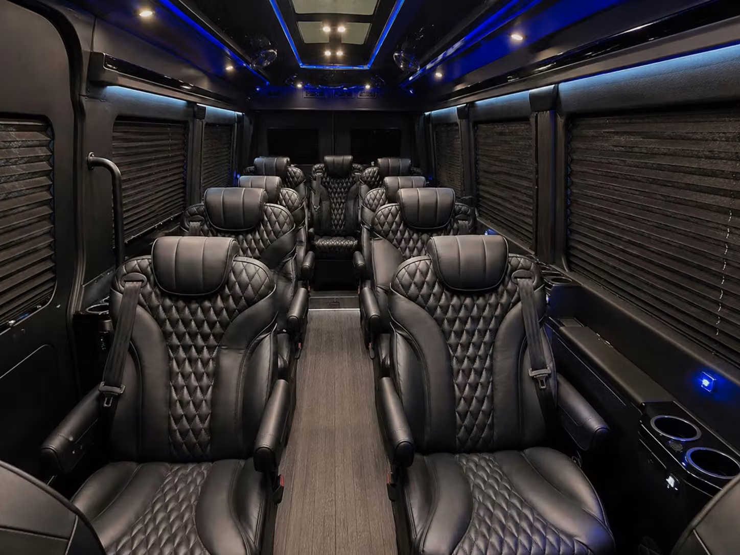 sprinter van with driver interior